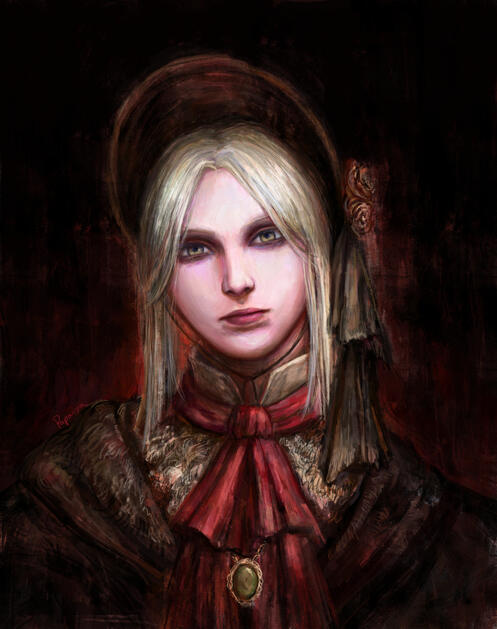 Portrait of the Plain Doll from bloodborne.